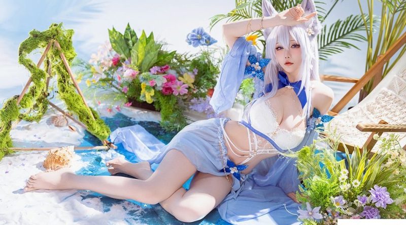 星之迟迟《碧蓝航线》信浓夏日泳装图集52P赏析