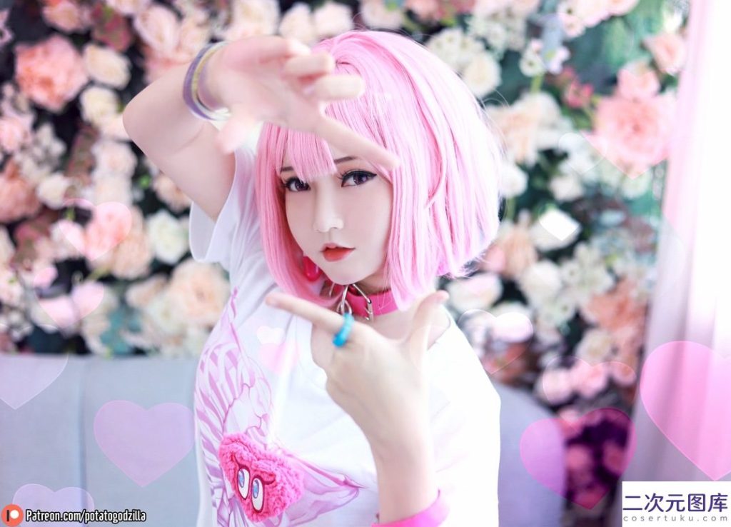 Potato Godzilla cosplay写真合集解析：191套游戏角色与兔女郎造型